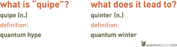 Definition of Quipe (Quantum Hype) vs Quinter (Quantum Winter)